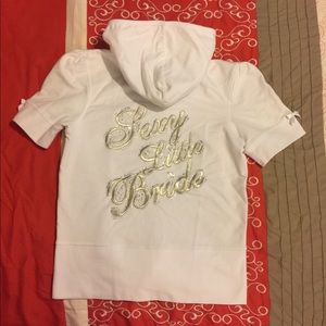 ⭐️ 3 items for $20.00 little bride zip up hoody